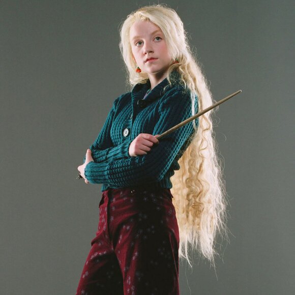 RARE H&M Teal Hooded Cardigan ASO Luna Lovegood - Picture 2 of 7